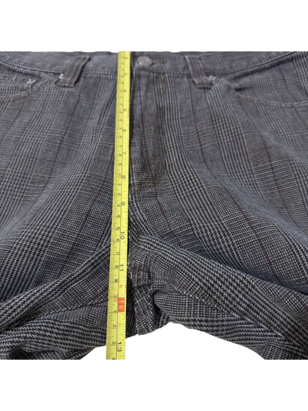 Burberry Blue Label Japan Plaid Straight Leg Womens Pants Women Size L - Picture 12 of 14